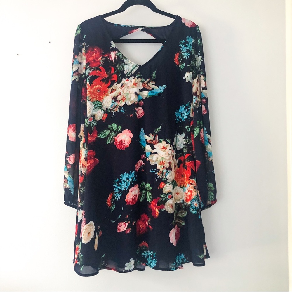 NWOT Entro floral Boho Dress